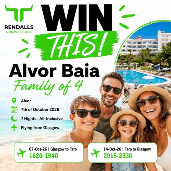 ☀️ WIN AN ALVOR BAIA FAMILY HOLIDAY FOR 4 ☀️