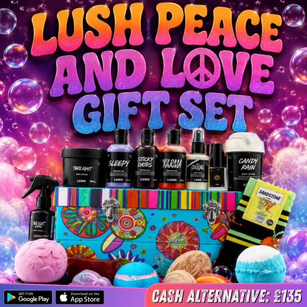 LUSH PEACE AND LOVE GIFT SET