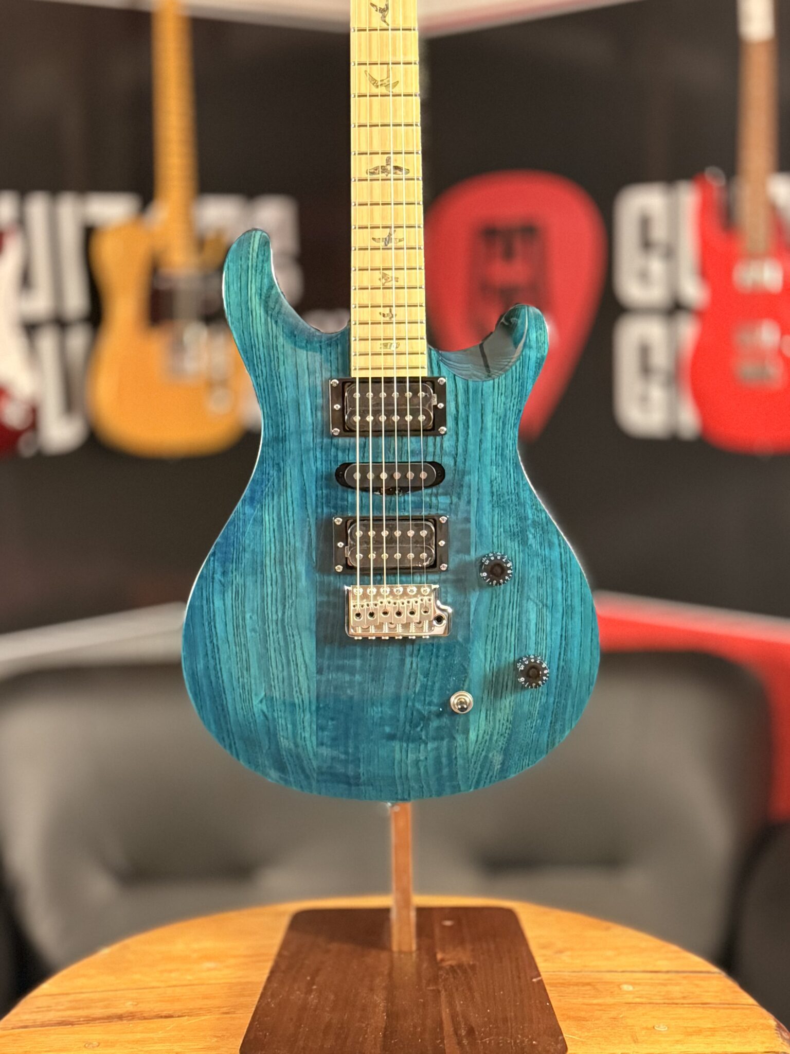 NEW PRS SWAMP ASH SPECIAL IRIS BLUE
