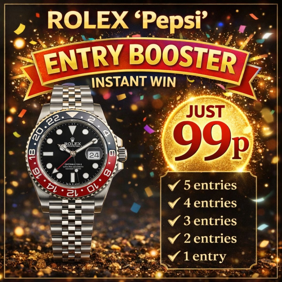 Rolex ‘Pepsi’ Entry Booster