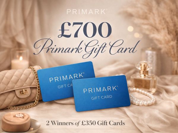 2x £350 Primark gift card. Just 49p = 2 Shots at winning!