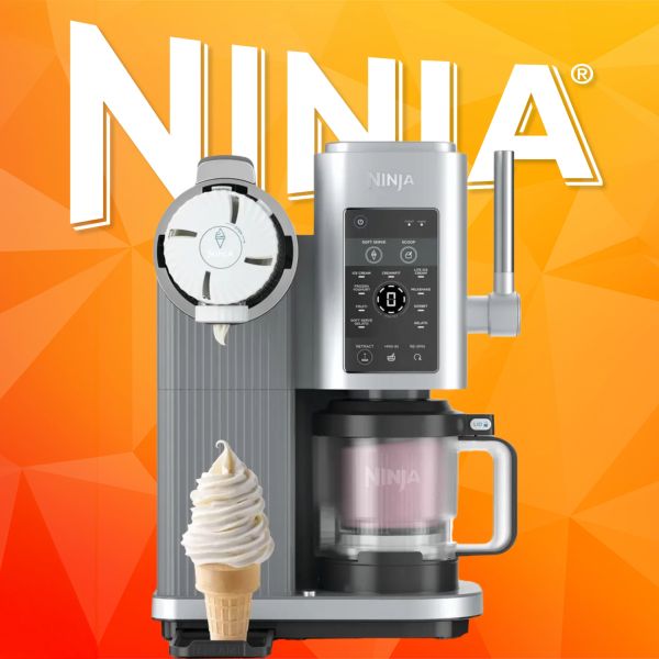 Ninja CREAMi Scoop and Swirl Soft Serve and Ice Cream Maker