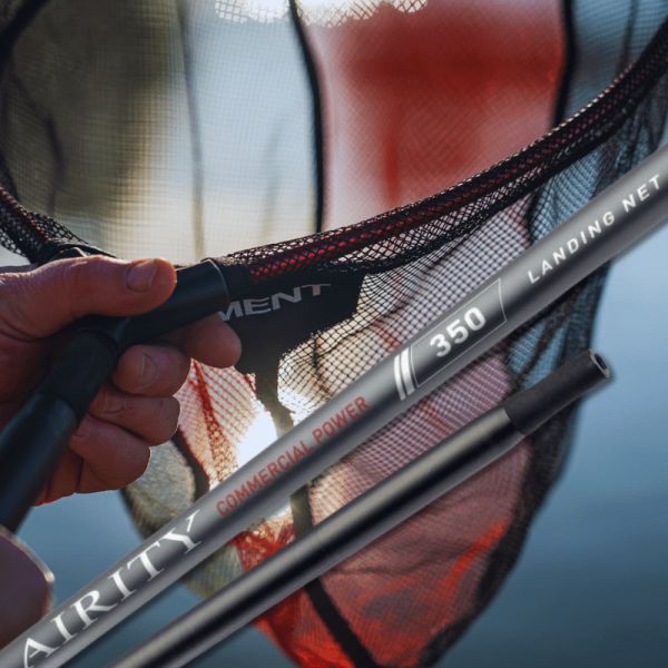 Daiwa Airity Commercial Power 350 Net Handle + Tournament Fast Flow 50cm Landing Net