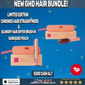 NEW GHD SUN KISSED PEACH  HAIR BUNDLE | LIMITED EDITION!