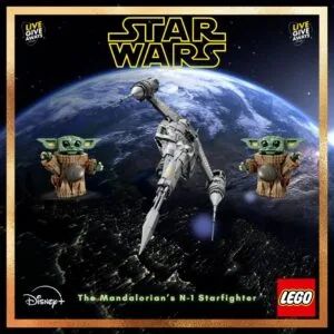 🪐🛸 The Mandalorian N-1 Starfighter 🛸🪐 + 14 Lucky Numbers!