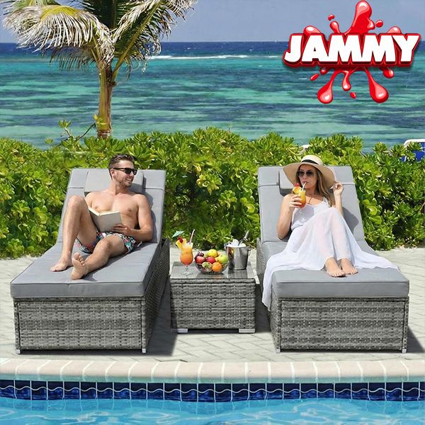 RATTAN SUN LOUNGER SET or £375 CASH!