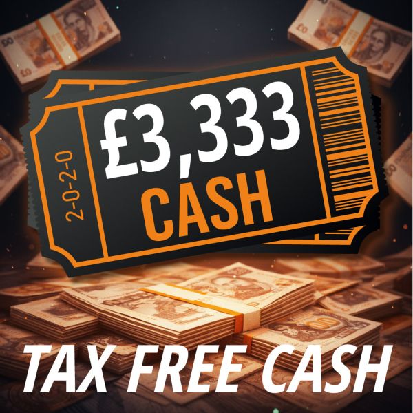 £3,333 Cash