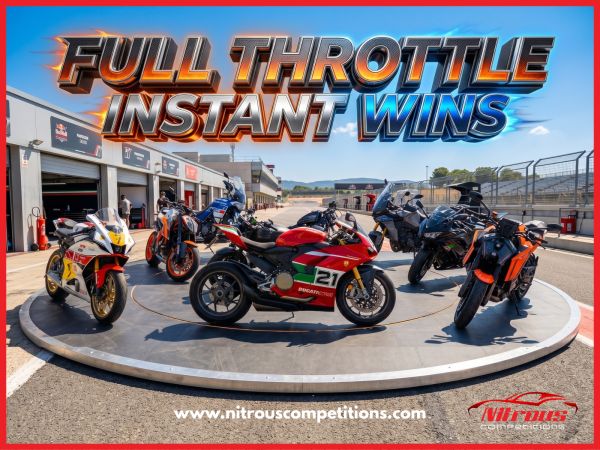 FULL THROTTLE BIKE INSTANT WINS [Draw May 2nd] £5,000 END PRIZE