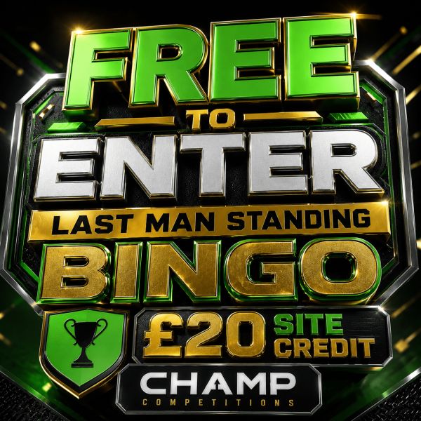 FREE TO ENTER – BINGO – £20 SITE CREDIT