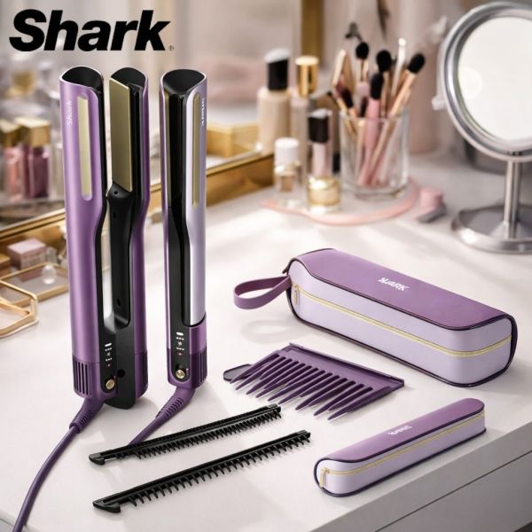 Shark Silkipro 2-1 Hair-Straighter & Dryer with Accessories ̵...