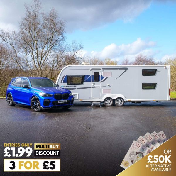 BMW X5 GO5 3.0d M-Sport & Brand New Elddis Connoisseur 868 6 Berth Caravan