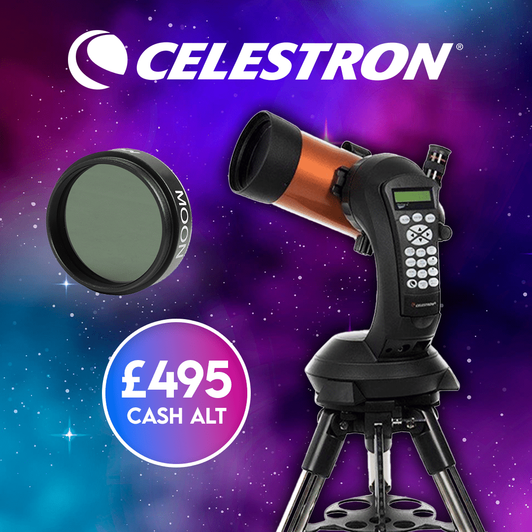 Celestron NexStar 4SE + Moon Filter Or £495 Cash