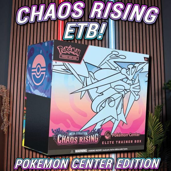MEGA EVOLUTION – CHAOS RISING POKÉMON CENTER ETB