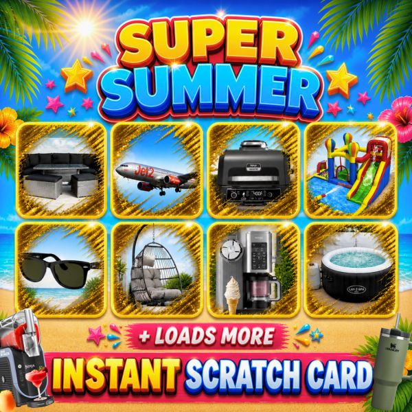 SUPER SUMMER SCRATCH INSTANT WINS + £1000 END PRIZE!#2