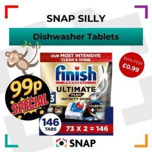 WIN Finish Ultimate Dishwasher Tablets