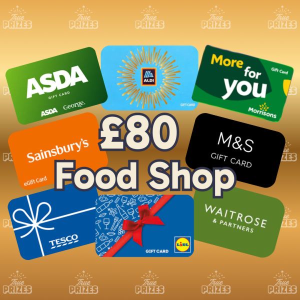 £80 Towards Your Food Shop