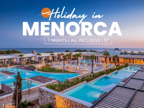 Menorca 5* All-Inclusive Luxury Holiday - Auto Draw - 23rd April