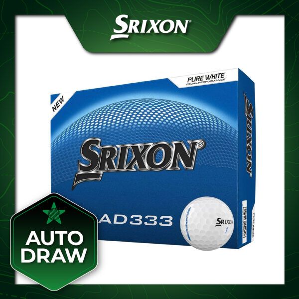AUTO DRAW: WIN 12 DOZEN SRIXON AD333 GOLF BALLS #4