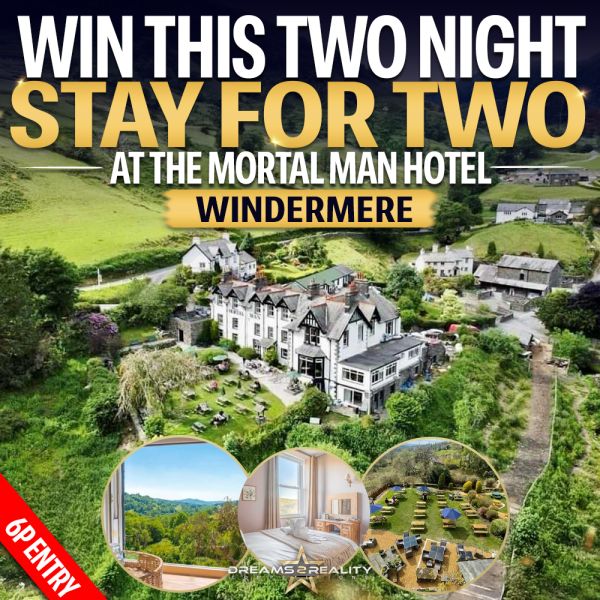 Two Night Lake District Escape with Breakfast for Two at The Mortal Man Hotel, Windermere