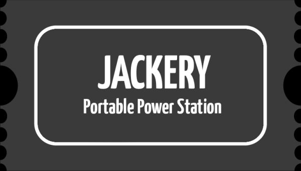 Jackery 500 Portable Power Station Prize Draw Ticket