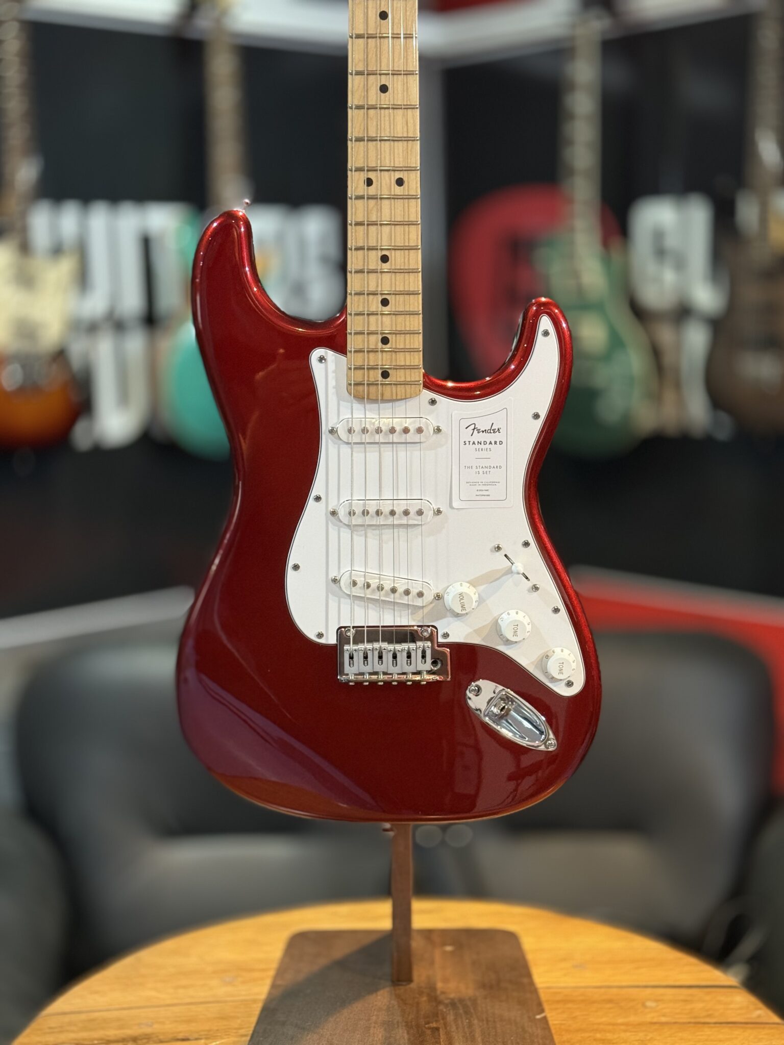 NEW FENDER STRATOCASTER IN CANDY COLA RED #10