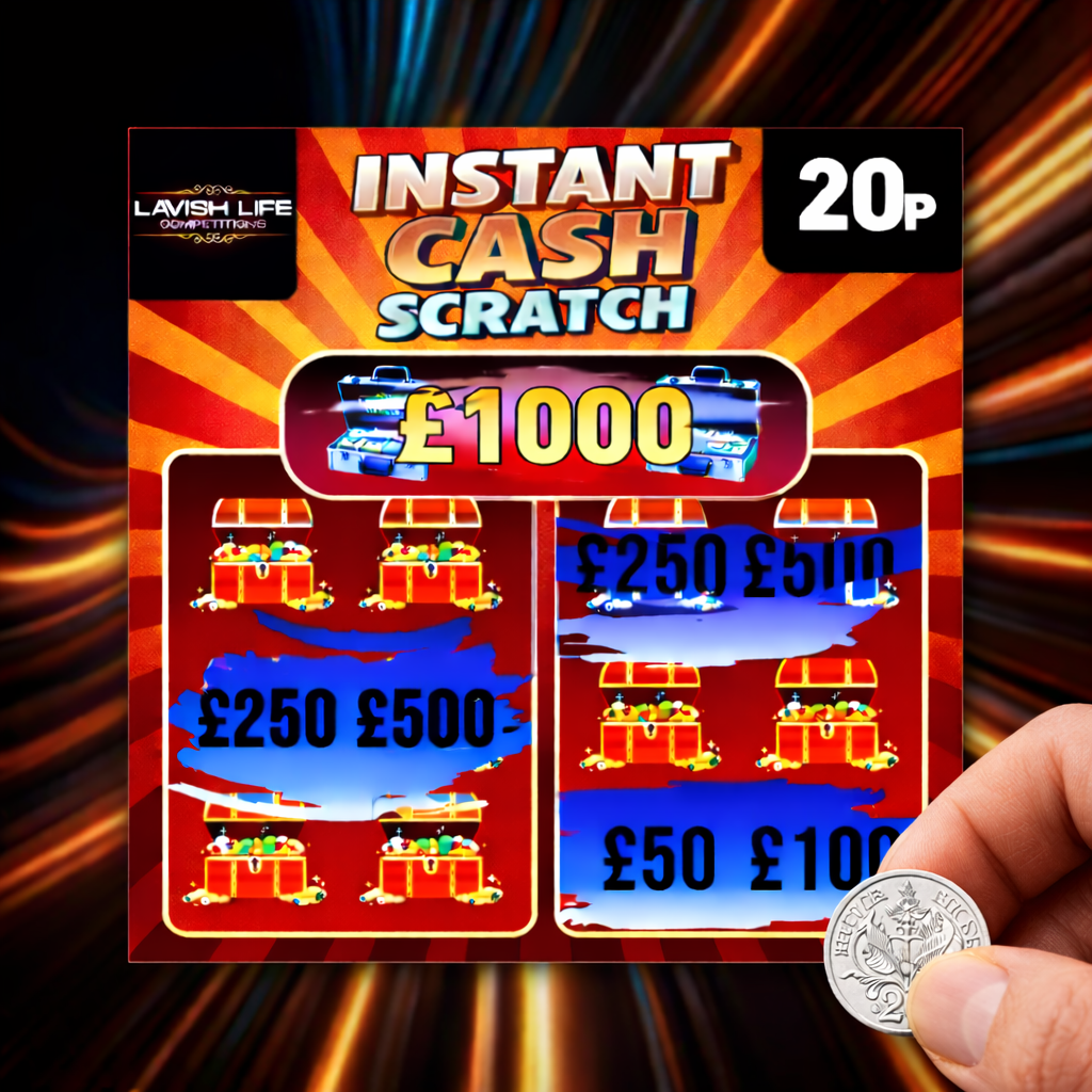 INSTANT CASH SCRATCH – WIN UP TO £1000 INSTANTLY#43