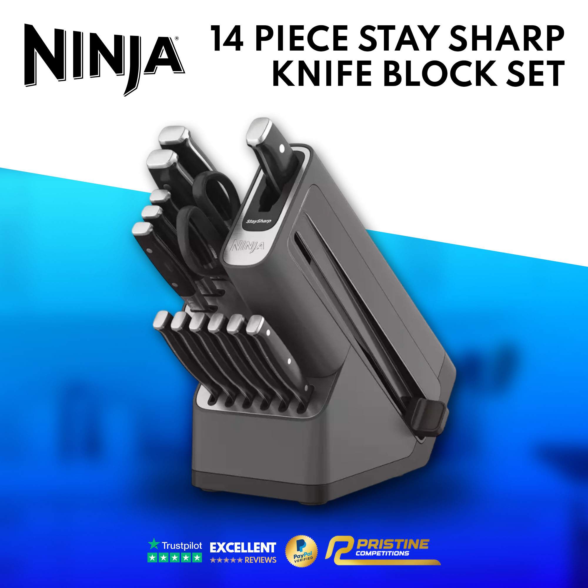 Ninja 14 Piece Stay Sharp Knife Block Set – Black #4