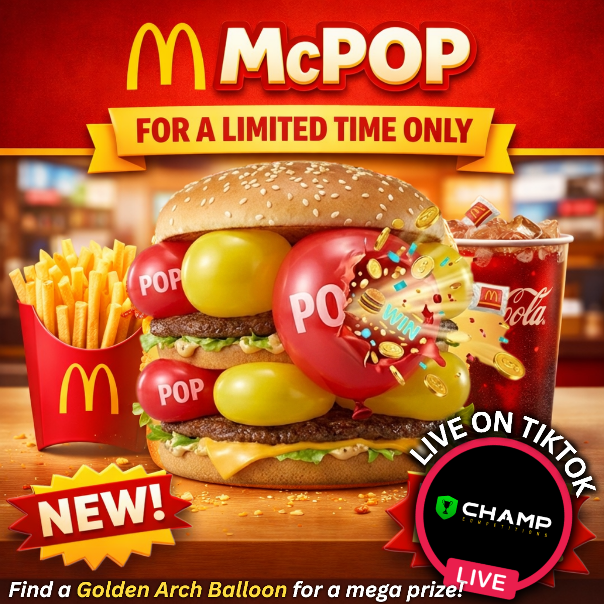 The McPop Meal Deal 🍔🎈+ SELLOUT BONUS!