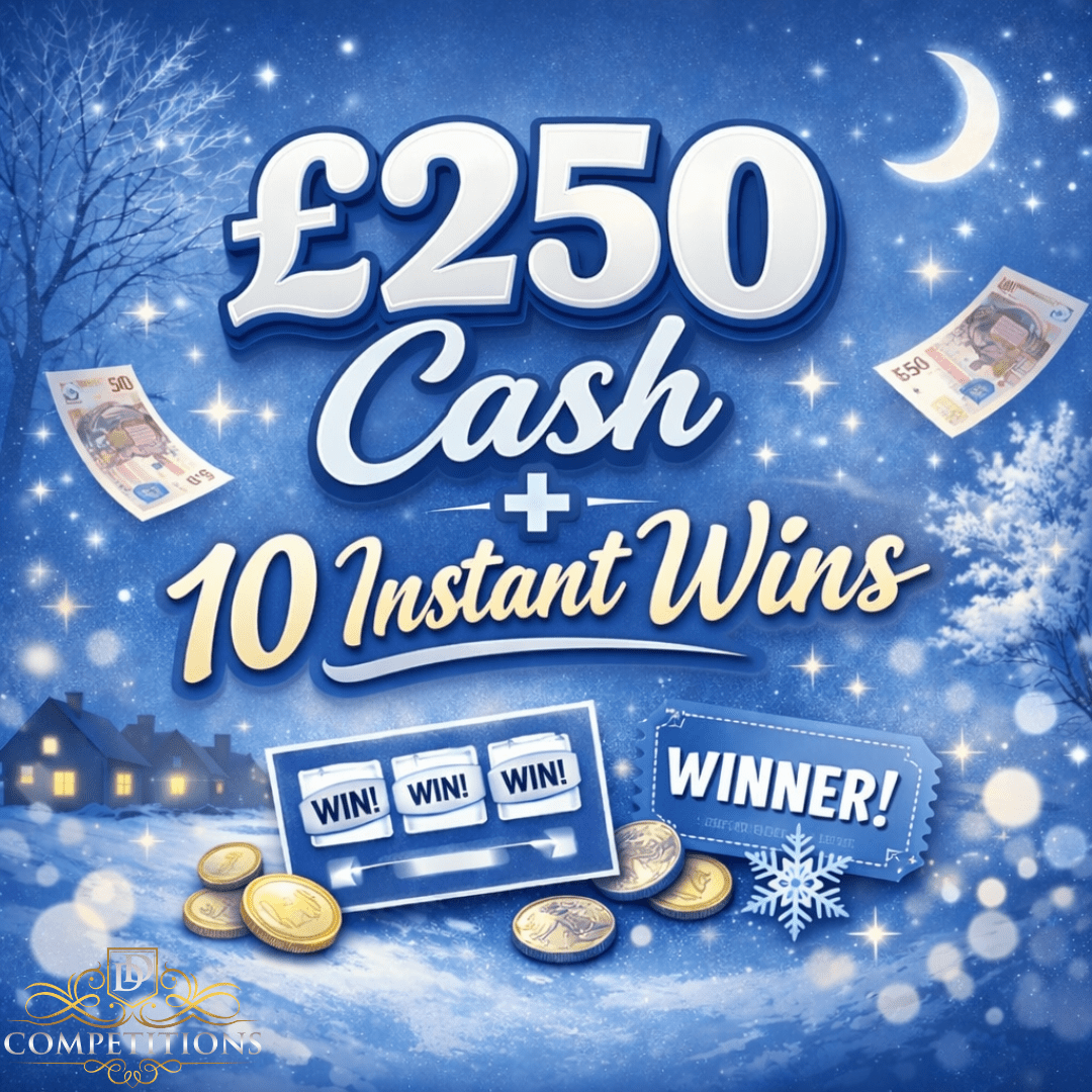 💙⭐Low Odds £250 Cash + 10 Instant Wins⭐💙#2