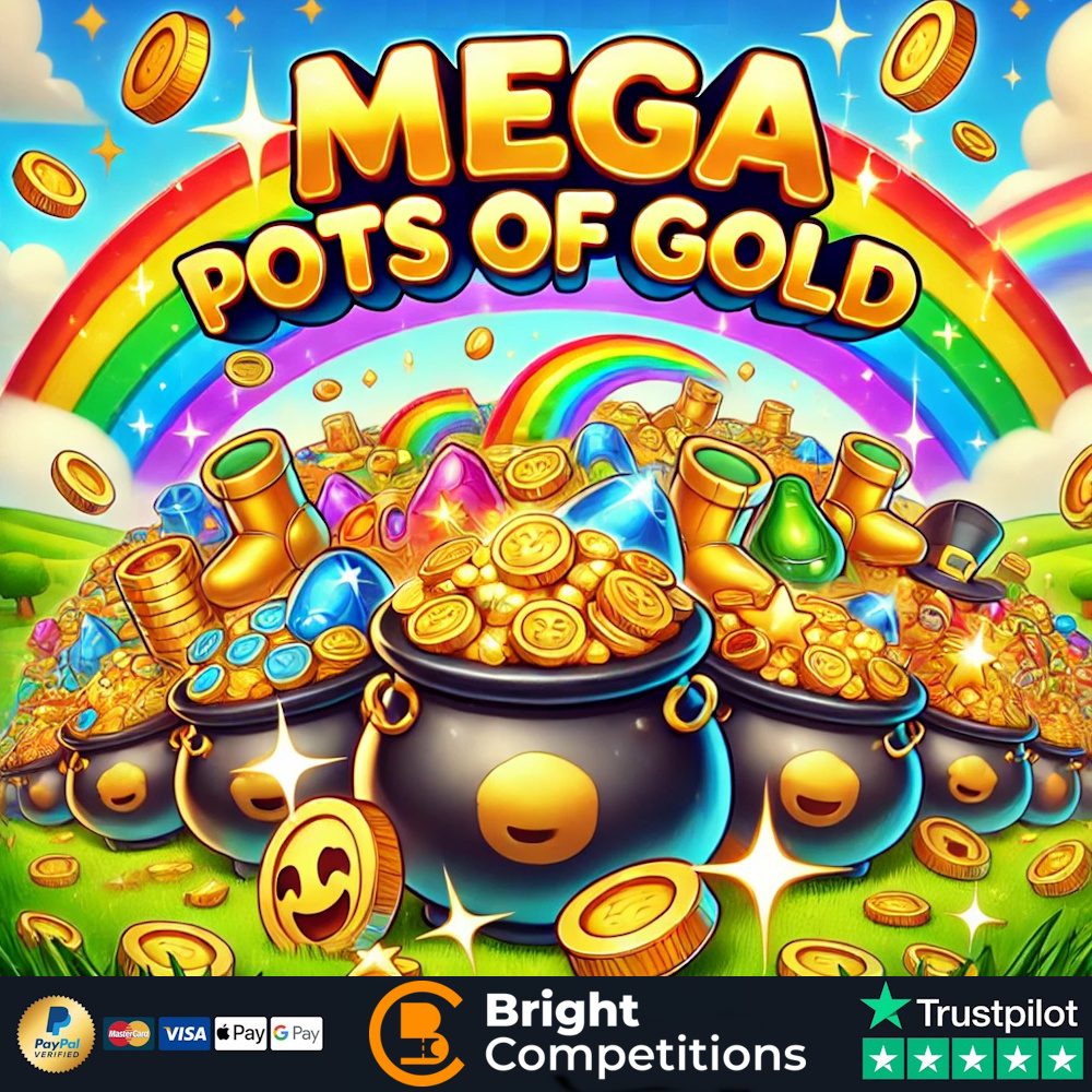MEGA Pots of Gold – 152 Instant Wins, 4 Pots of Gold & Main Prize Pot of Gold