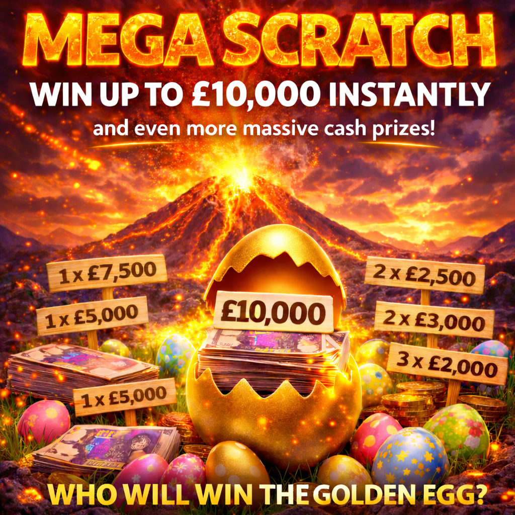 MEGA Scratch Win Up To 10k Instantly