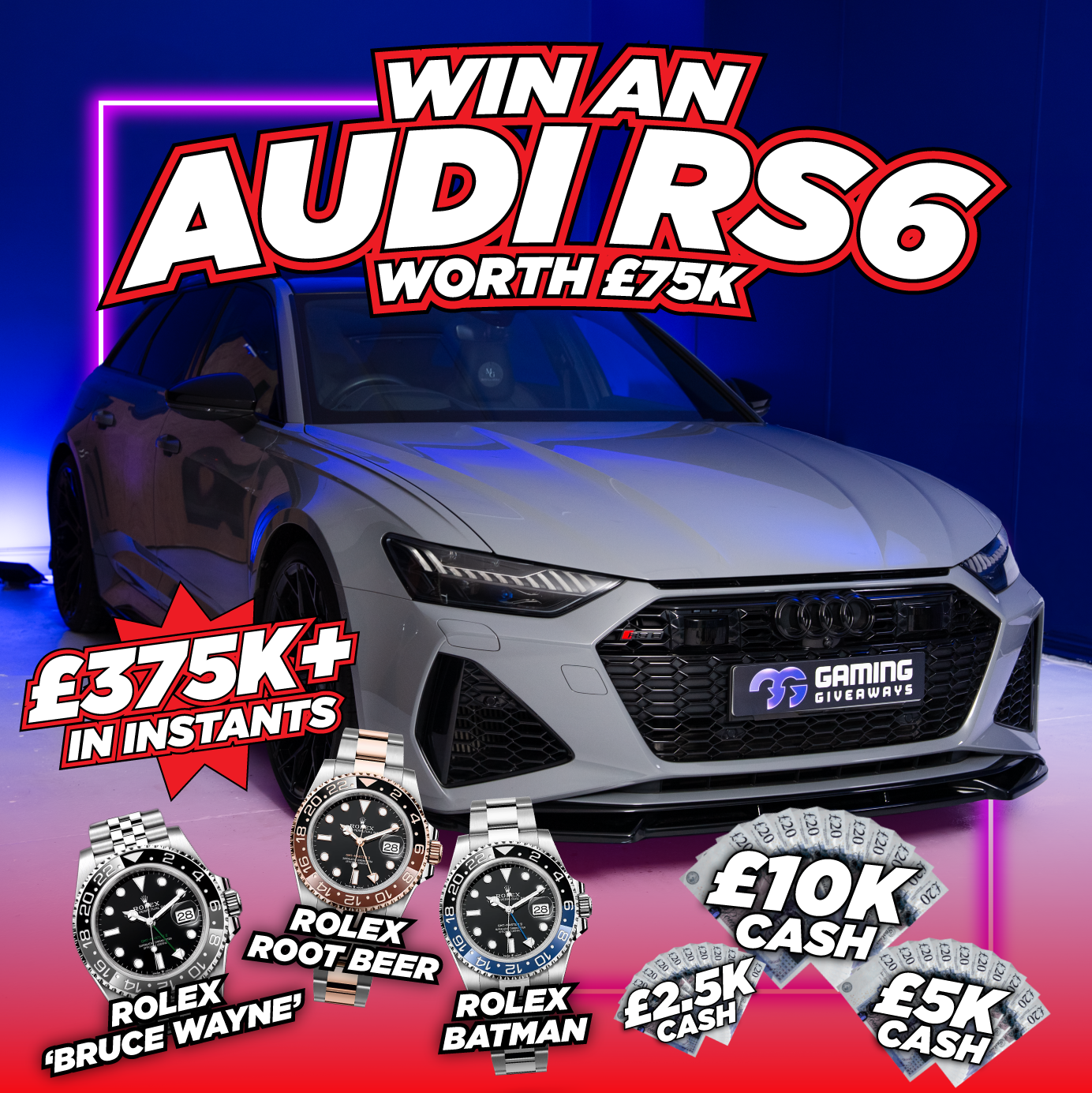 Audi RS6 + Instant Wins #1