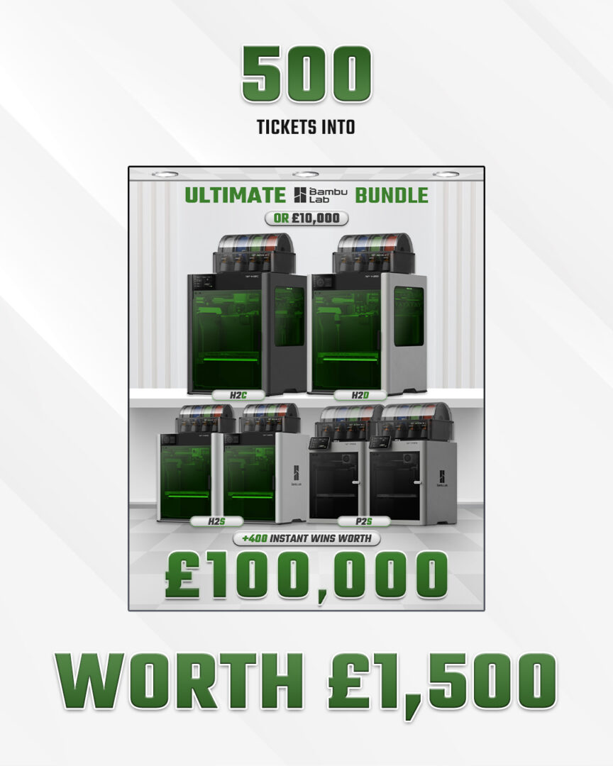 Win 500 Entries Into The Bambu Lab Bundle Competition