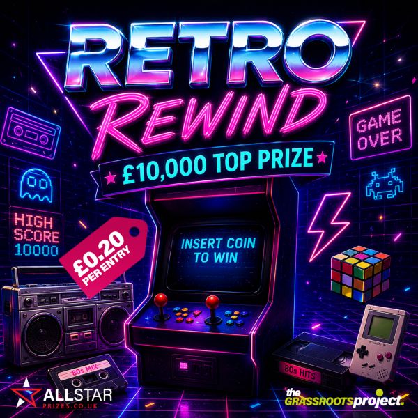 Retro Rewind – £10,000 Top Prize & £20,000 Instant Prizes