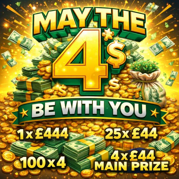 MAY THE 4’S BE WITH YOU