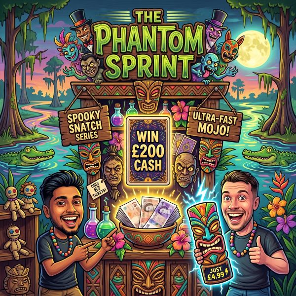 THE PHANTOM SPRINT | £200 Cash | Only 67 Tickets! | £4.99 ⚡