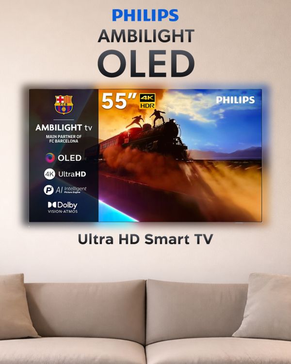 55” Philips 4K Ultra HD OLED Ambilight TV