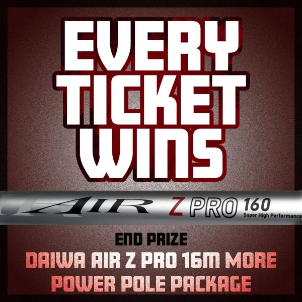 Daiwa Air Z Pro 16m More Power Pole Package – EVERY TICKET WINS!