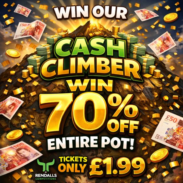 Play the cash climber and win 70% of entire pot £1.99 a ticket