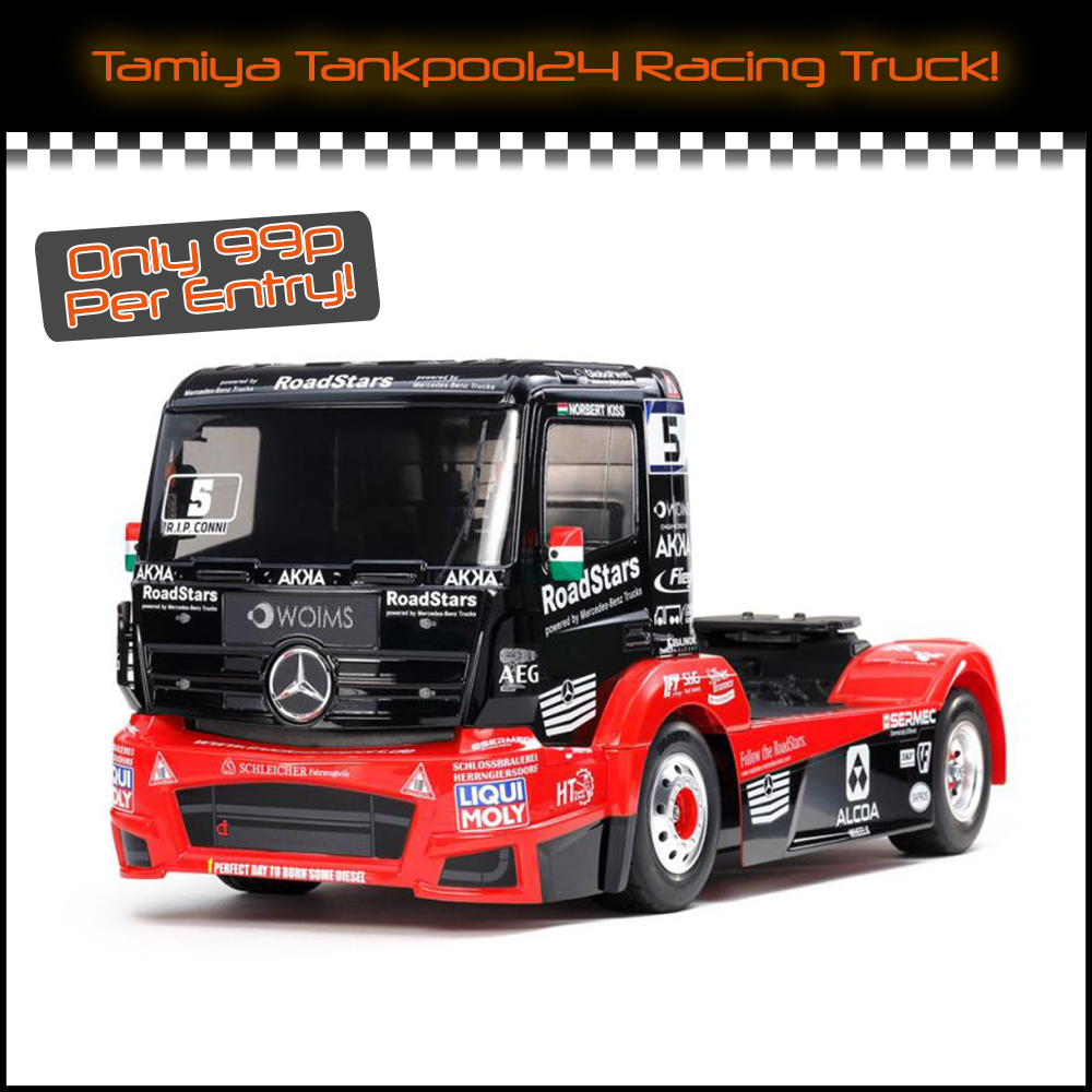 Tamiya 1/14 Tankpool24 Racing Mercedes-Benz Actros MP4 (TT-01E)