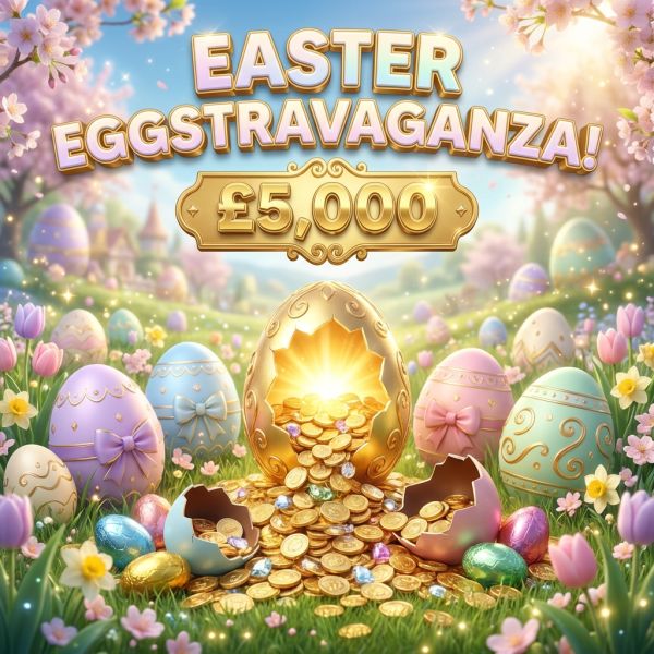 EASTER EGGSTRAVAGANZA! £5,000 IN INSTANT WINS! (1 IN 5 TICKETS WIN!)