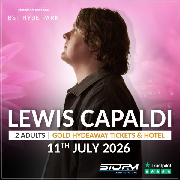 Lewis Capaldi – 11th JULY 2026 – 2 ADULTS – Gold HydeAway Ticket & Hotel Experience – (With Early Entrance) #4