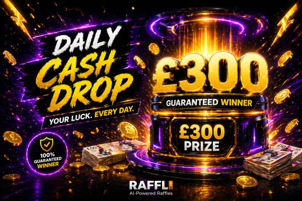 Win £300 Cash - Daily Giveaway 
