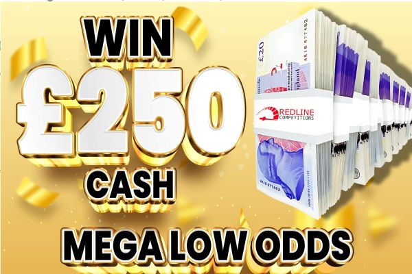 Win £250 Tax Free Cash for just 89p!