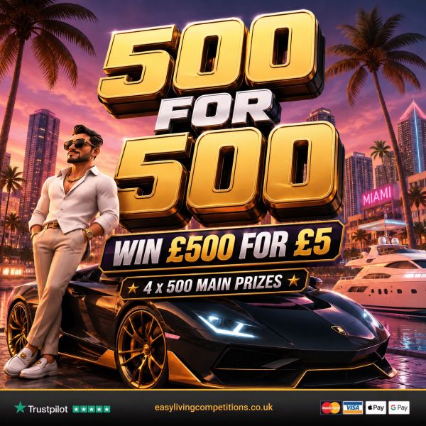 500 For 500 Instant Wins