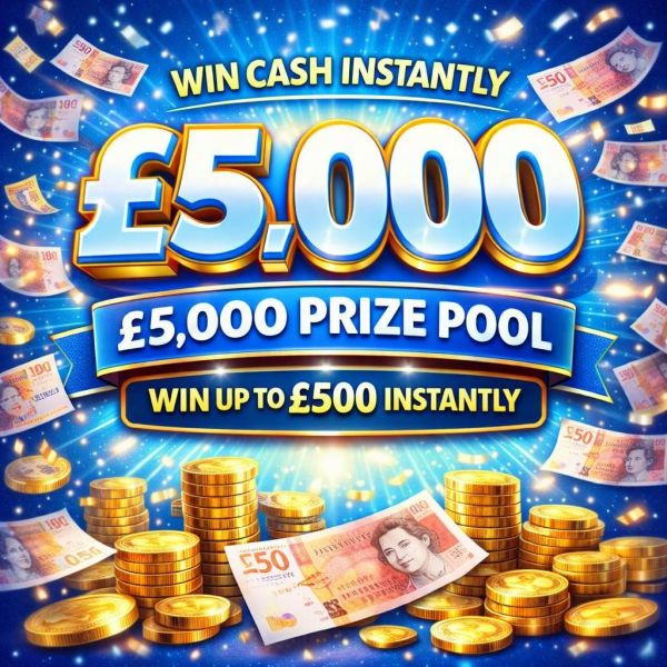 £5,000 Instant Win Prize Pool