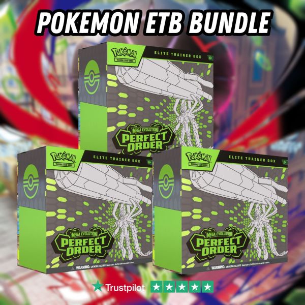 AUTODRAW POKEMON TCG ETB BUNDLE OR £300
