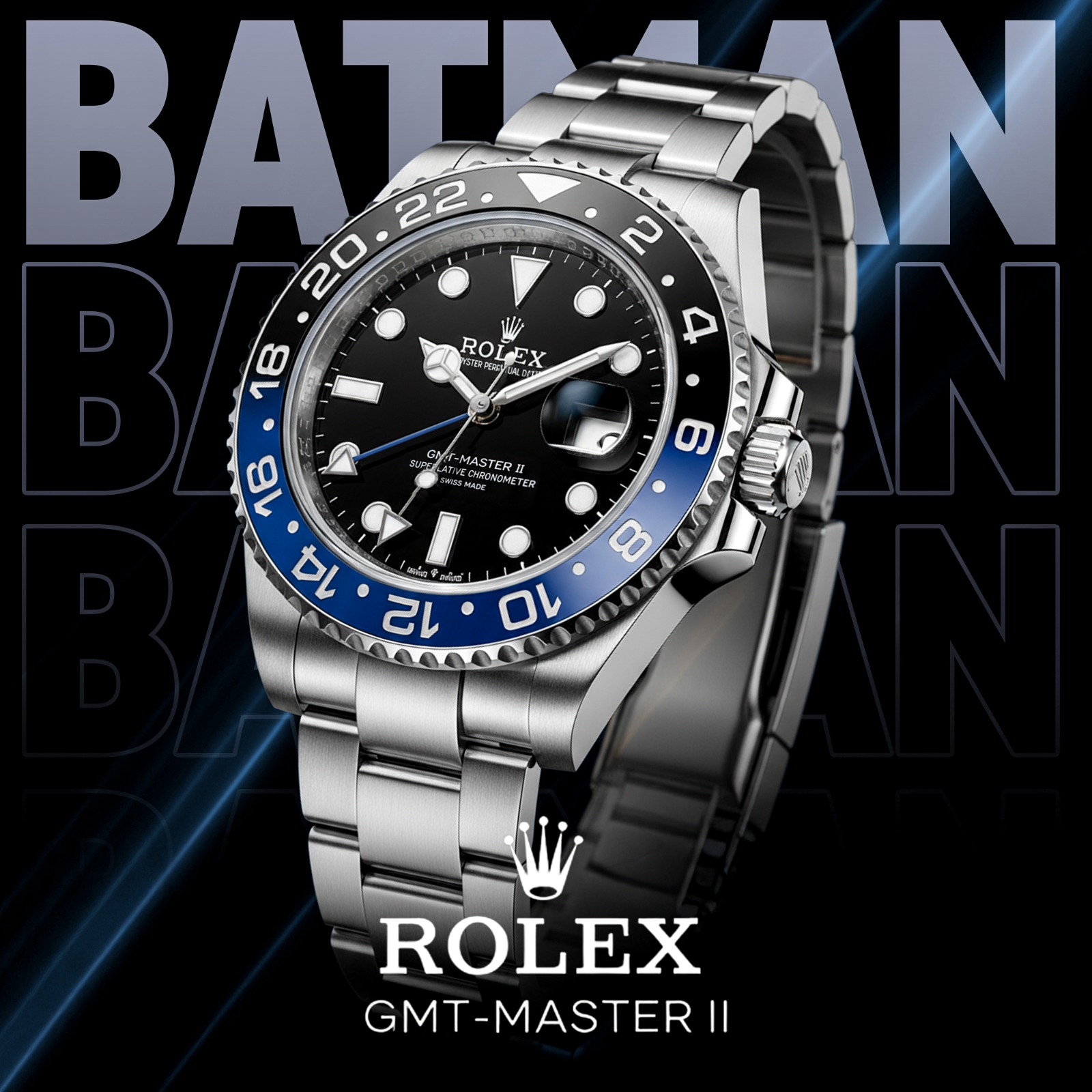 ROLEX BATMAN OR £8,000 CASH!