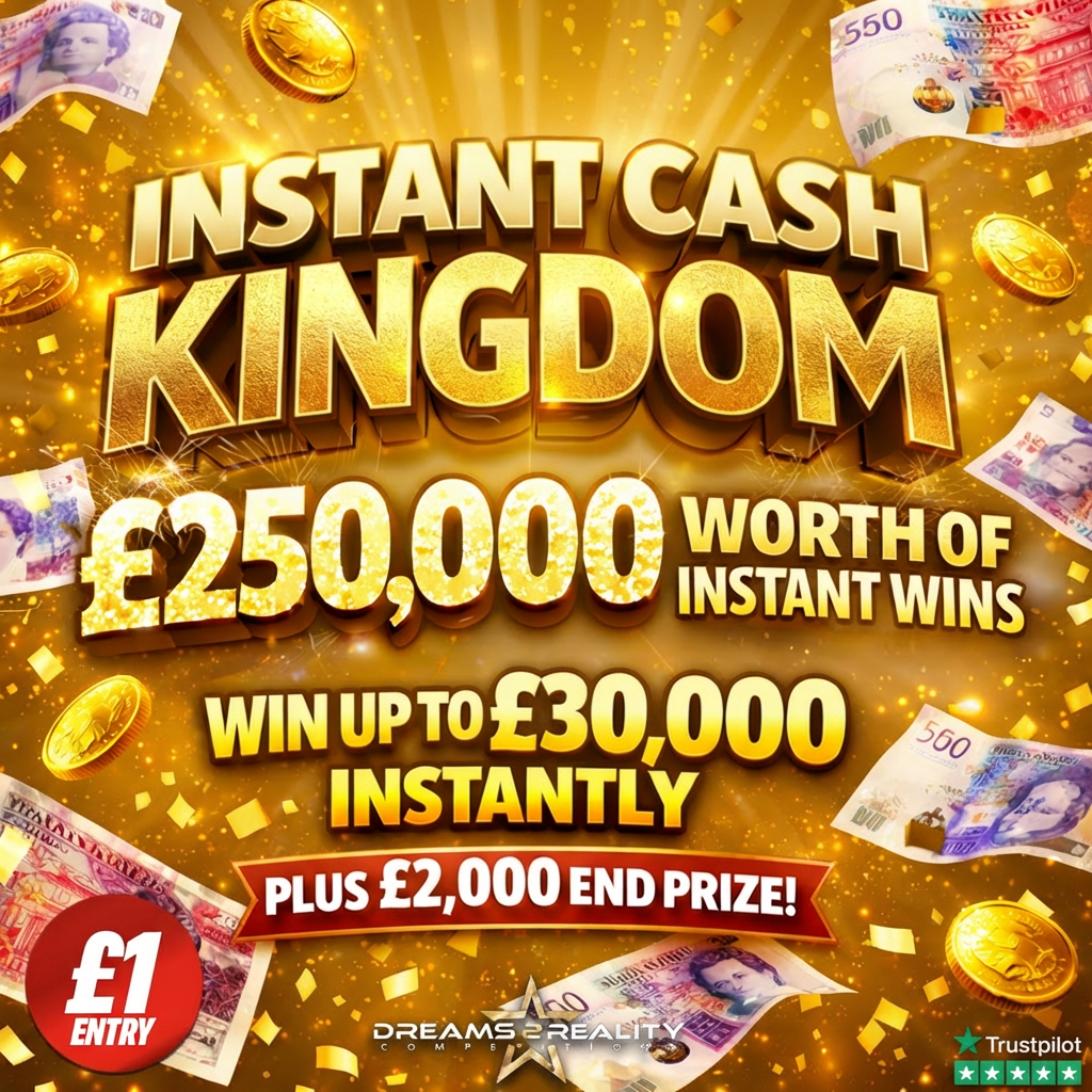 Instant Cash Kingdom | £250K Worth Of HUGE Instant Wins | Win £30,000 Instantly!