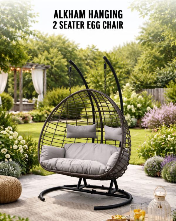 Alkham Hanging 2 Seater Egg Chair